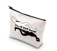 MYSOMY UA Show Makeup Bag Caratteristiche Clessidra e Teschi Regali Let's Get Dyin Gifts UA Show Zipper Pouch, Prendiamo Dyin Mb