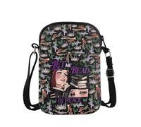 MYSOMY WSNANG Borsa a tracolla ispirata al romanzo fantasy romanzo senza potere Bookish regalo per topi di biblioteca, Regno Unito Leggi la pace, 14.7 x 2 x 21centimeters (5.8 x 0.8 x 8.3 inches)