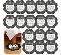 Mysora Confezione da 16 trappole per cimici da letto, intercettatore per gambe di mobili, trappole con colla per rilevamento precoce delle cimici, blocca l'accesso alle cimici dei letti/divano/futon