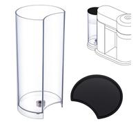 Mysora Serbatoio dell'acqua di ricambio e coperchio nero | Parti di ricambio per macchine da caffè compatibili con macchina da caffè Nespresso Vertuo Next, Krups XN910B XN9105 XN910C