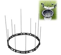 Mysora Spikes per uccelli compatibili con condizioni meteorologiche ambientali WS-2902 e WS-2000, kit di punte regolabili per uccelli con fascette di bloccaggio in acciaio inossidabile e fili per