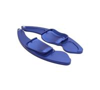 MYSSJS Estensioni Volante 2 Pezzi/set Per Golf 5 6 MK6 GTI R Jetta MK5 Passat B6 B7 CC Polo Copertura Del Cambio Con Estensione Volante(Blue)