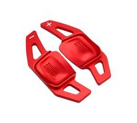 MYSSJS Estensioni Volante Per Dal 2019 C-Trek Golf 8 MK8 2 Pezzi Paddle Cambio Al Volante Per Auto Parti Di Montaggio In Lega Alluminio Robusto(Red)