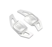 MYSSJS Estensioni Volante Per Dal 2019 C-Trek Golf 8 MK8 2 Pezzi Paddle Cambio Al Volante Per Auto Parti Di Montaggio In Lega Alluminio Robusto(Argent)