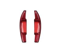 MYSSJS Estensioni Volante Volante In Fibra Di Carbonio Con Cambio Automatico Per Benz B C E W206 W223 C180 C220d GLC EQE EQS 2022-2024(Red Carbon)