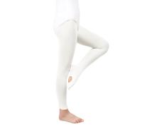 MYSSUCI Calze Danza Classica Per Bambina e Donna 90 Denari Collant Convertibili 1 Paia (IT, Testo, S, Regular, Regular, Bianco)
