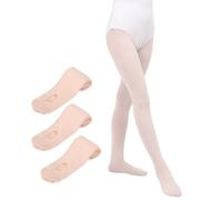 MYSSUCI Calze Danza Classica Per Bambina e Donna 90 Denari Collant Convertibili 3 Paia (IT, Testo, M, Regular, Regular, Rosa)