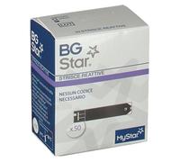 BGSTAR mystar extra strisce reattive per il controllo della glicemia 50 strisce