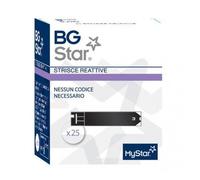 BGSTAR strisce reattive per glicemia bgstar strisce reattive 25 pezzi