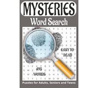 Mysteries themed word search book.: Book is 6 X 9 inches,110 pages with 55 Puzzles and 495 words with mostly easy to read print. Each puzzle contains ... vertically, diagonally, forward, or backward.