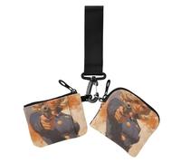 Mysterious Blonde Future Warrior - Portafoglio da donna minimalista, con tasca portamonete con cerniera, per lavoro, viaggi, confezione da 2, Misterioso bionda futuro guerriero, 1 size, Casual