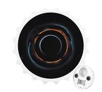 Mysterious Cosmic Black Holes - Apribottiglie magnetico, salvaspazio, strumento da cucina, divertente apribottiglie e magnete per frigorifero, per campeggio, viaggi, campeggio, colore: bianco