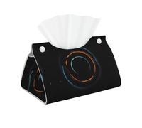 Mysterious Cosmic Black Holes - Borsa per fazzoletti in vera pelle, adatta per bagno, camera da letto e sala da pranzo.