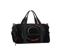 Mysterious Cosmic Black Holes Borsone con scomparto per scarpe, per sport, palestra, weekender, unisex, impermeabile, con tasca bagnata per scarpe sporche