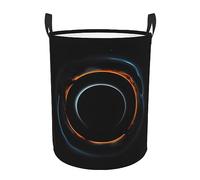 Mysterious Cosmic Black Holes Cestino circolare per giocattoli, organizer per vestiti sporchi, cesto portabiancheria pieghevole, per camera da letto e bagno