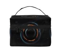 Mysterious Cosmic Black Holes Grande Capacità Portatile Impermeabile Borsa Cosmetica 23x17x16cm per Viaggi Sport All'aria Aperta Regalo Compagno di Matrimonio, Nero , Taglia unica