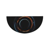Mysterious Cosmic Black Holes Half Circle Bunting Flag Outdoor Hanging | 1 striscione impermeabile a 3 occhielli da 0,6 x 1,2 m per portico, recinzione e balcone. Eventi patriottici della Giornata