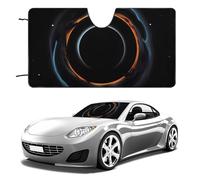 Mysterious Cosmic Black Holes Parasole per parabrezza, accessori estivi per veicoli, parasole pieghevole per auto, mantiene fresco l'interno, parasole per auto, SUV, camion, 129,5 x 71,1 cm