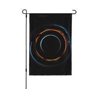 Mysterious Cosmic Black Holes Print Double Face Garden Flag - Bandiera da giardino a prova di sbiadimento, per decorazione da cortile, cartello di benvenuto 71,1 x 101,6 cm