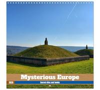 Mysterious Europe - Sacred sites and tombs (Wall Calendar 2026 12" x 24" / 30 x 60 cm (open)) CALVENDO 12 Month Wall Calendar