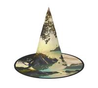 mysterious island Halloween streghe cappelli strega fasce per capelli cappello mago accessori costume cosplay per feste in maschera pieghevole 1