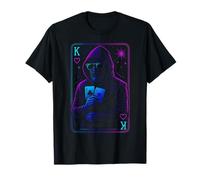 Mysterious King Of Hearts Poker Cool Swag - Carte da gioco Maglietta