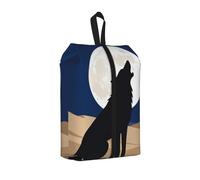 Mysterious Lone Wolf - Borsa per scarpe da viaggio, impermeabile, 3 in 1, per scarpe da ginnastica