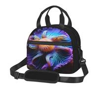 Mysterious Marine Creatures - Borsa termica per il pranzo, grande capacità, impermeabile e resistente, per lavoro, spiaggia e picnic, con tracolla regolabile