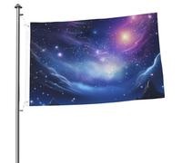 Mysterious Stars - Bandiera da giardino con stelle misteriose, 7 x 90 cm, bandiera a prova di brezza, bandiere a prova di sbiadimento, per casa, casa, decorazione interna ed esterna