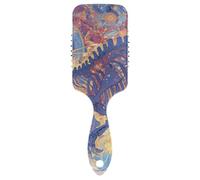 Mysterious Summons Of A White Dinosaur Skeleton delicata spazzola per capelli da donna Progettato massaggiatore per cuoio capelluto per tutti i tipi di capelli con manico ergonomico cepillo anti