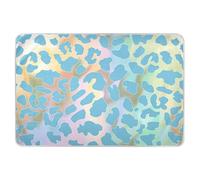 Mystery Blue Golden Cheetah Print - Materassino per bambini, impermeabile, per letto e cambio culla per neonati, 132,1 cm di lunghezza x 86,4 cm di larghezza