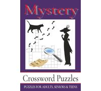 Mystery Crossword Puzzles: Crossword Puzzles with Easy to Read Print about Enigma, Riddle ,Conundrum and More | 6x9 inches, 120 pages | 50+ puzzles ... Gift for Vacations, Holidays and Free Times