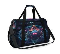 Mystery Magic Sign Borsone da viaggio per ragazze, ragazzi, donne, uomini, weekend, pernottamento, borsa a tracolla per viaggi, sport, palestra