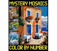 Mystery Mosaic Color by Number: Easy Activities for Adults or Kids with Pixel Art Challenges to Reveal Hidden Images for Stress Relief