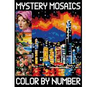 Mystery Mosaic Color By Number: Easy Color Quest Coloring Book with Pixel Art for Stress Relief & Relaxation
