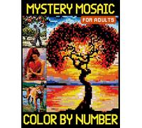 Mystery Mosaic Color by Number for Adults: Pixel Art Coloring Book for Fun and Relaxation - Color Quest Challenge
