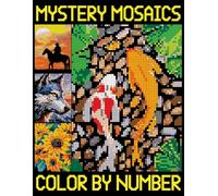 Mystery Mosaics Color By Number: A Pixel Coloring Pages for Adults Relaxation, Color Quest Extreme Challenges with Hidden Pictures