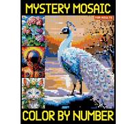 Mystery Mosaics Color by Number for Adults: A Fun and Creative Quest Coloring Book with Pixel Art Challenges