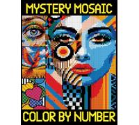 Mystery Mosaics Color by Number: Great mosaic Coloring Pages for Teens, Seniors and Adults, Quest Extreme Challenges