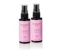 Mystery, N. 3, Set di 2 Profumi per Capelli con Note di Biscotto, Cocco e Vaniglia, Avvolgente, Facilita la Pettinabilità dei Capelli, Azione Anti-Crespo, Antistatica, 50+50 ml