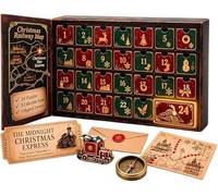 Mystery Puzzle Calendario dell'Avvento 2026, gioco misterioso con conto | Con 6 temi di storie, il calendario Escape Room coinvolgente guidato da storie fornisce regali(A)