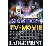 Mystery TV Movie Word Search (Large Print): 50 whodunit puzzles - 1,000 hidden words • answer key inside