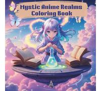 Mystic Anime Realms Coloring Book