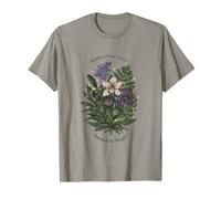 Mystic Botanist Witchy Plant Lover Design, radicato nella magia. Maglietta