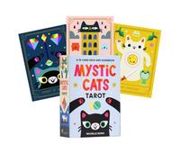 Mystic Cats Tarot Mazzo di Carte 78 e Libro Guida Kawaii Cat