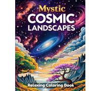 Mystic Cosmic Landscapes: A Celestial Fantasy Coloring Book for Teens & Adults - Magical Galaxy Worlds, Dreamy Space Scenes, Relaxing Stress Relief Art Inspired by the Universe