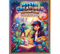 Mystic Creatures Adventure: Coloring Book