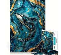 Mystic Currents Kintsugi Art Puzzle da 1000 pezzi per adulti Regalo Gioco di logica Giocattolo per momenti di condivisione Taglio preciso Sorpresa di compleanno (38x52cm)