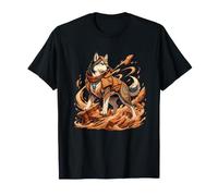 Mystic Earth Husky Armor Fantasy Dog Power Maglietta