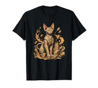 Mystic Faraone Sphynx Cat Antiche rovine Potere Maglietta